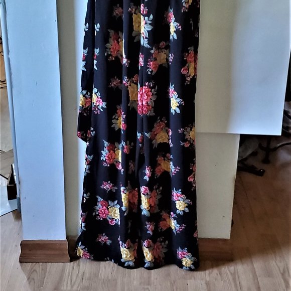 Ultra Flirt Women's One Piece Jumpsuit Pant Suit Size S Wide Flowy Legs - Picture 9 of 11